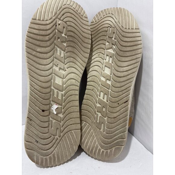 SKECHERS Men Taupe Relenzo Sneaker Slip-On Shoe Size 11 Dress Shoe Business boat - Picture 5 of 7